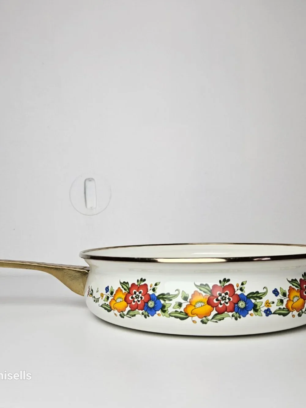 vintage 1970s enamel pan